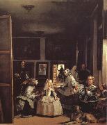 VELAZQUEZ, Diego Rodriguez de Silva y Palace handmaiden china oil painting reproduction